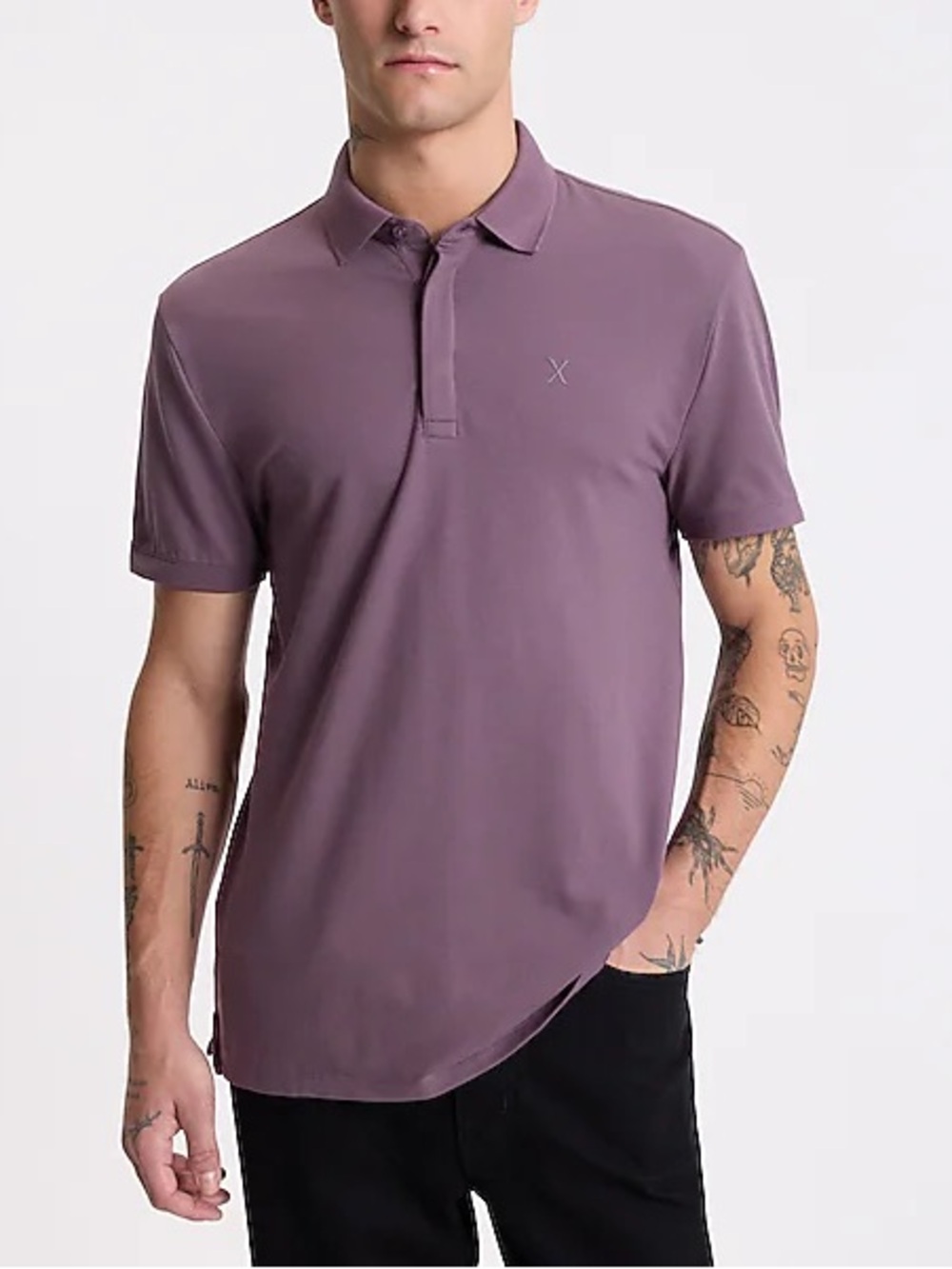 Express Men's Polo Shirt in Dusty Purple